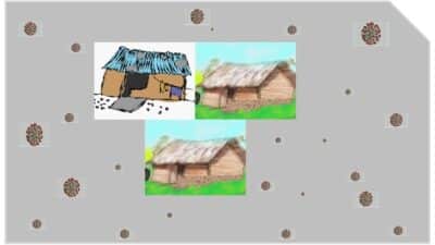 Ilustrasi rumah penduduk miskin Sumenep