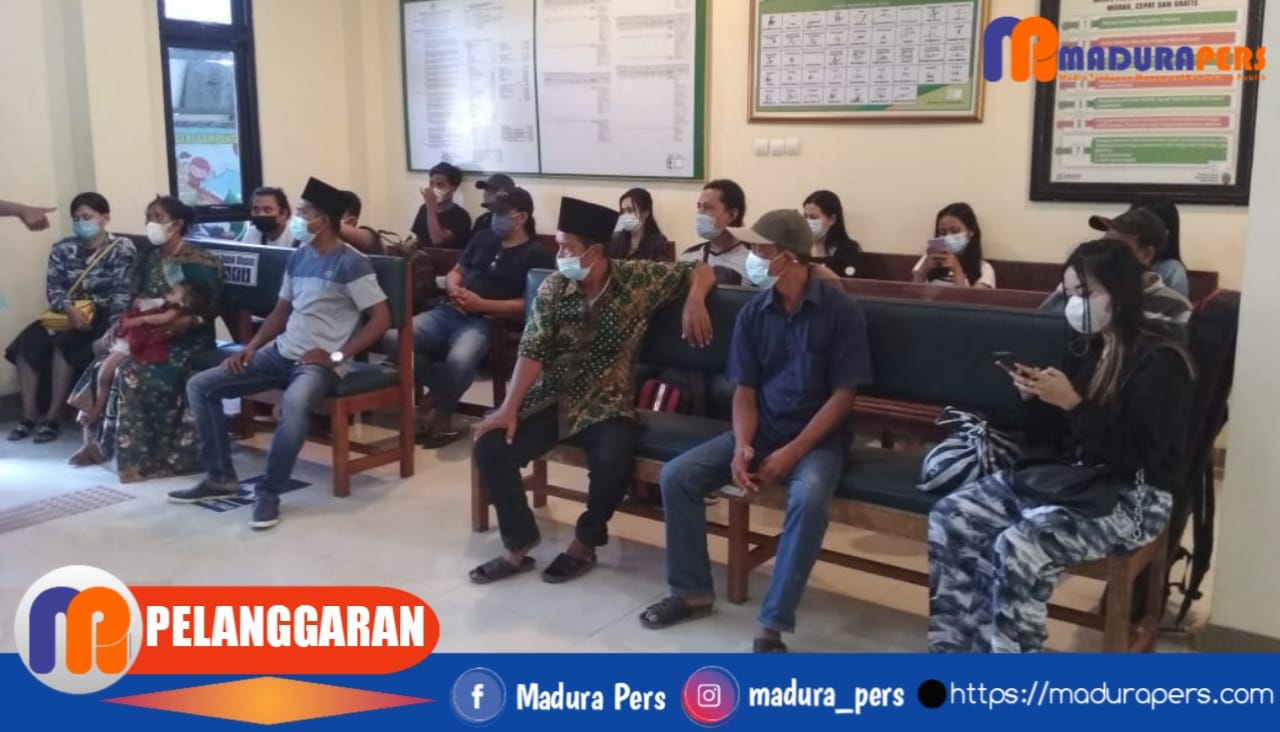 Pelanggar Protokol Kesehatan (Prokes) di Sampang