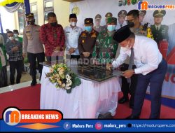 Bupati dan Polres Sampang Resmikan Gedung Baru Polsek Pangarengan