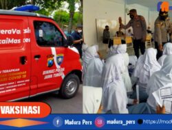 Galakkan Vaksinasi, Polres Sampang Luncurkan Mobil Gerai Vaksin Presisi Keliling