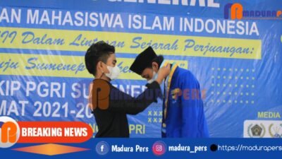 Cetak Kader Multi Potensi, PMII STKIP PGRI Sumenep Gelar Pelantikan Pengurus Baru