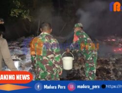 Si Jago Merah Melumat Habis Rumah Kayu Jati di Pulau Sapudi Sumenep