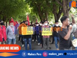 Anggota Polres Sumenep Anarkis, GMNI dan Gempar Demo Mapolres