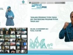 TP PKK Pusat Evaluasi Program 2021 dan Bahas Rencana Program 2022