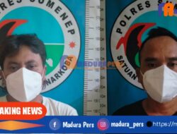2 Pengguna Narkotika Diringkus Polres Sumenep, Begini Kronologinya.