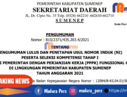 560 PPPK Fungsional Guru di Sumenep Dinyatakan Lolos, Begini Ketentuan Berikutnya