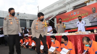 Bandar Sabu dan Ekstasi Kelas Kakap Dibongkar, Kapolda Jatim Minta Pengedar Narkoba Dihukum Seberat-beratnya