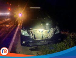 Kurang Konsentrasi, Mobil Ini  Hantam Pengendara Motor
