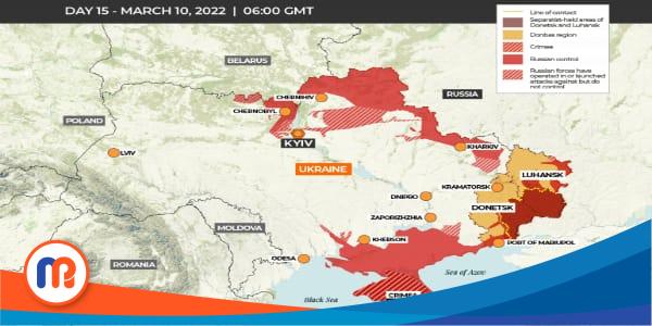 Pengiriman Militer Perang Rusia-Ukraina Pada 10 Maret 2022 - Madurapers