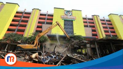 Pemkot Surabaya Lanjutkan Bongkar TPS Pasar Turi
