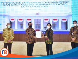 Menkeu Sampaikan LKPP Tahun 2021 Unaudited kepada BPK