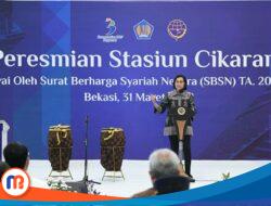 Stasiun Cikarang Contoh Hasil Uang Negara yang Diperoleh dari Instrumen SBSN