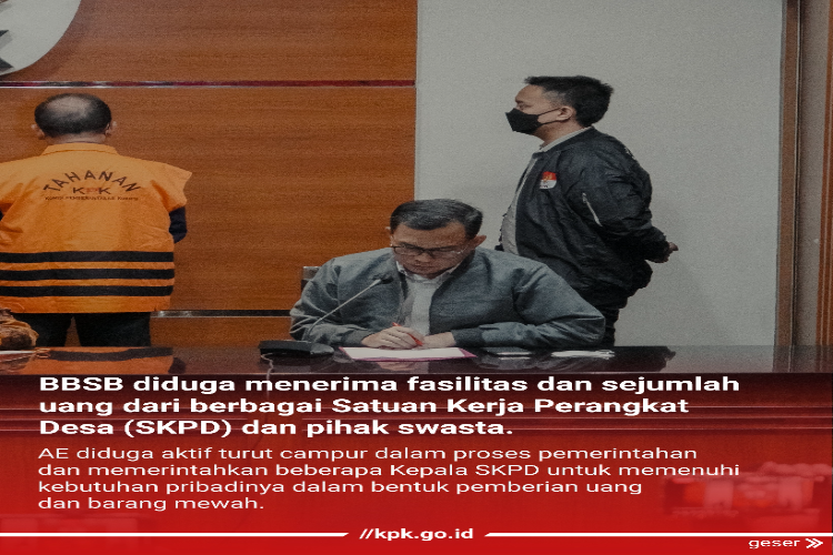 Bupati Kabupaten Kapuas, Provinsi Kalimantan Tengah (Kalteng) di Kantor KPK RI