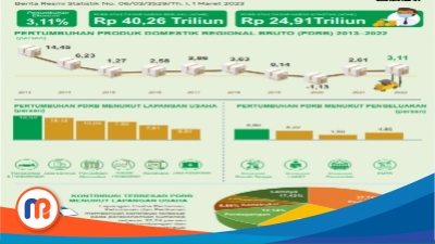 Pertumbuhan Ekonomi Sumenep Tahun 2022