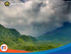 Gunung Merapi Muntahkan Awan Panas