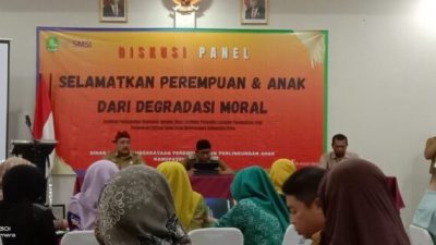 Selamatkan Perempuan dan Anak dari Degradasi Moral, Dinsos P3A Sumenep Gelar Diskusi Panel 