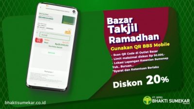 Pakai QR BBS Mobile, Dapatkan Diskon Belanja di Pasar Takjil Ramadhan