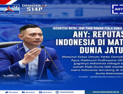 Batal Jadi Tuan Rumah Piala Dunia U-20, AHY: Indonesia Tercoreng di Dunia Internasional