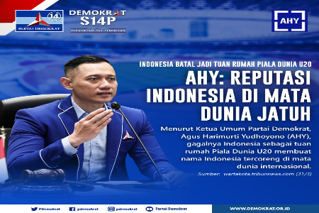 Ketua Umum Partai Demokrat Agus Harimurti Yudhoyono (AHY) di akun resmi Twitter Partai Demokrat (Sumber: akun resmi Twitter Partai Demokrat, 2023).