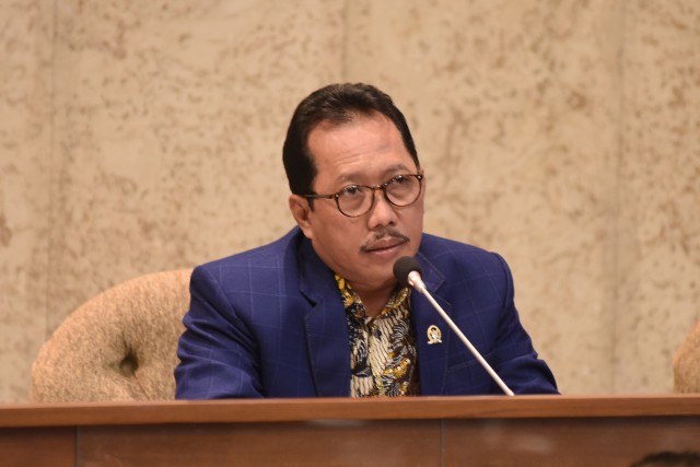 Anggota Komisi II DPR-RI dari Fraksi Partai Nasional Demokrat (NasDem) Daerah Pemilihan Jawa Timur (Dapil Jatim) II Aminurokhman (Sumber foto: DPR-RI, 2023).