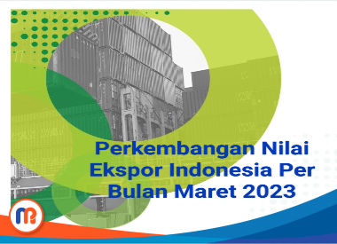 Perkembangan nilai ekspor Indonesia per bulan Maret 2023 (Dok. Madurapers, 2023).