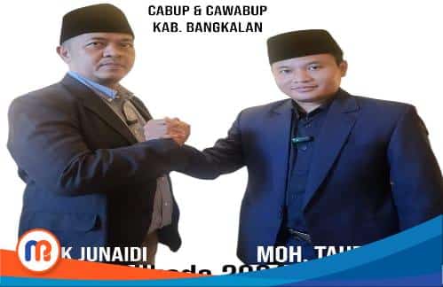 Pasangan bakal calon Bupati dan Wakil Bupati Kabupaten Bangkalan mendatang Didik Junaidi dan Moh. Taufik pada Pilkada serentak tahun 2024, (Sumber Foto: Istimewa, 2023). 