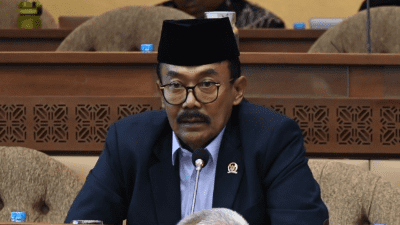 Anggota Komisi II DPR RI Agung Widyantoro saat mengikuti rapat dengar pendapat Komisi II dengan KPU, BAWASLU, DKPP dan Dirjen Polpum Kemendagri, Rabu, (17/5/2023). Foto: Mentari/nr (Sumber foto: DPR RI, 2023).