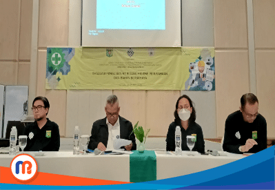 Direktur Bina Pengujian Keselamatan dan Kesehatan Kerja, Ditjen Binwasnaker dan K3 (dua dari kiri) Kemnaker RI. Foto: Mukhlis (Dok. Madurapers, 2023).