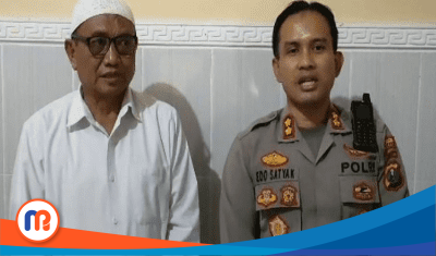 Kapolres Sumenep AKBP Edo Satya Kentriko, S.H., S.I.K., M.H., dan Ketua Pengurus Cabang Nahdlatul Ulama (PC NU) Kabupaten Sumenep K.H. Achmad Panji Taufik (Sumber foto: Tribratanews, 2023).