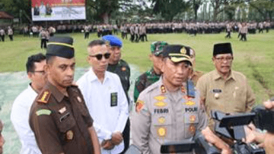 Polres Bangkalan Siagakan 4.000 Personel Gabungan Polda Jatim Amankan Pilkades Serentak Tahap Kedua