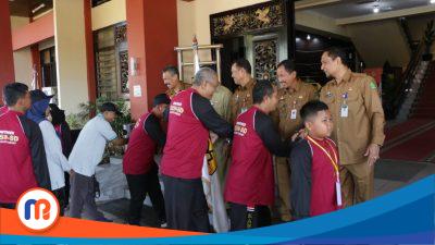 Dinas Pendidikan Sumenep Lepas Peserta O2SN Tingkat SD dan SMP Tingkat Jatim