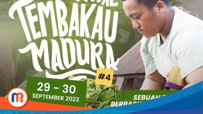 Pamflet Festival Tembakau Madura keempat kalinya tahun 2023 akan digelar di Desa Lebeng Timur, Kecamatan Pasongsongan, pada 29-31 September 2023 mendatang (Sumber foto: Istimewa, 2023).