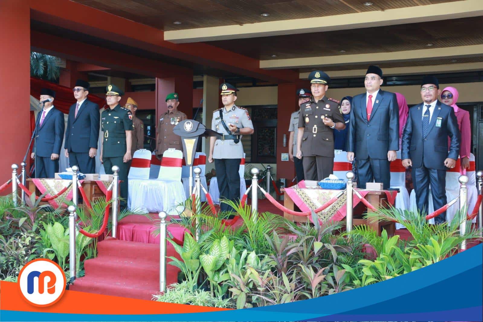 Forum Koordinasi Pimpinan Daerah (Forkompimda) menggelar Upacara Peringatan Hari Kesaktian Pancasila pada Minggu (01/10/2023) Sumber Foto: Istimewa, 2023). 