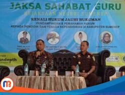 Kadisdik Agus Sebut Jaksa Sahabat Guru Adalah Wadah untuk Belajar Hukum 