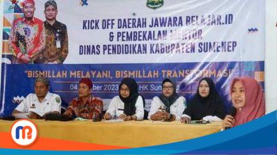 Kegiatan kick-off Daerah Jawara Belajar.id dan pembekalan mentor pada Rabu (04/10/2023) (Sumber Foto: Istimewa, 2023).