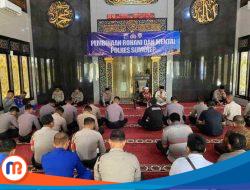 Binrohtal Polres Sumenep Bertujuan Bina Rohani dan Mental Personel 