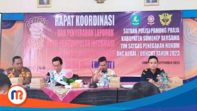 Tahun 2023, Satpol PP Sumenep Bersama Bea Cukai Madura Targetkan 15 Kali Operasi Berantas Rokok Ilegal