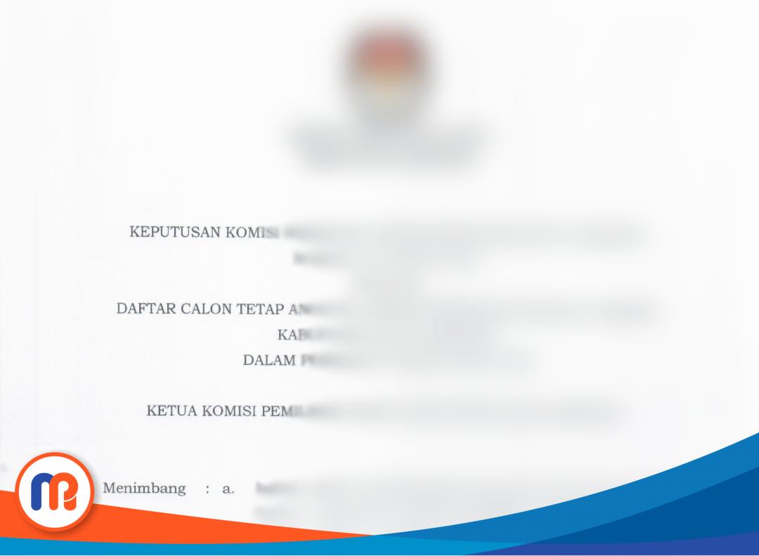 Ilustrasi SK KPU Bangkalan tentang DCT Anggota DPRD dalam Pemilu 2024 (Dok. Madurapers, 2023).