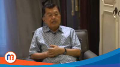 Jusuf Kalla (JK), mantan Presiden RI dan politisi senior Partai Golongan Karya (Golkar) menyatakan sikap mendukung AMIN, Selasa, 19 Desember 2023 (Dok. Madurapers, 2023).