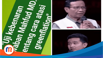 Agar tak Salah Paham, Mari Kita Uji Kebenaran Jawaban Mahfud MD., tentang Cara Atasi Greenflation