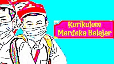Ilustrasi kemandirian belajar anak sekolah dasar yang menerapkan Kurikulum Merdeka (Dok. Madurapers, 2024).