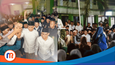 Acara safari kampanye AMIN ke Pondok Pesantren Syaichona Moh. Cholil Bangkalan dengan tema Muhadhoroh AMIN