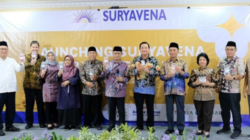 Kegiatan peluncuran produk cairan infus Suryavena hasil kerjasama antara PP Muhammadiyah dan PT SAI