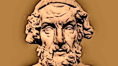 Homeros adalah seorang penyair legendaris yang karya-karyanya, Iliad dan Odyssey, telah menjadi simbol keagungan sastra Yunani kuno
