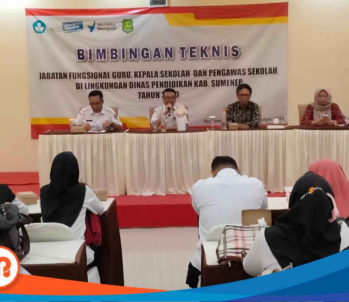 Kegiatan bimbingan teknis jabatan fungsional guru, kepala sekolah, dan pengawas sekolah Tahun Anggaran 2023 yang berlangsung beberapa waktu lalu