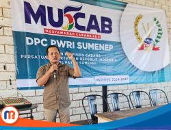 Bawa Misi Penguatan SDM, Rusydiyono Kembali Nahkodai PWRI Sumenep