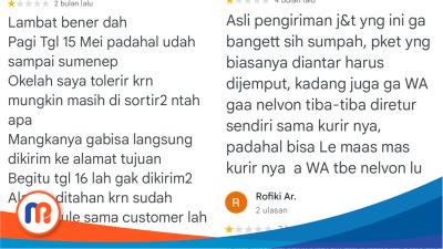 Keluhan Terus Bertambah, Pelanggan: J&T Express Sumenep Ekspedisi Paling Buruk