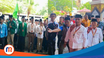 Padati Jalan, Pengundian Nomor Urut Calon Bupati dan Wakil Bupati Bangkalan Terlihat Meriah