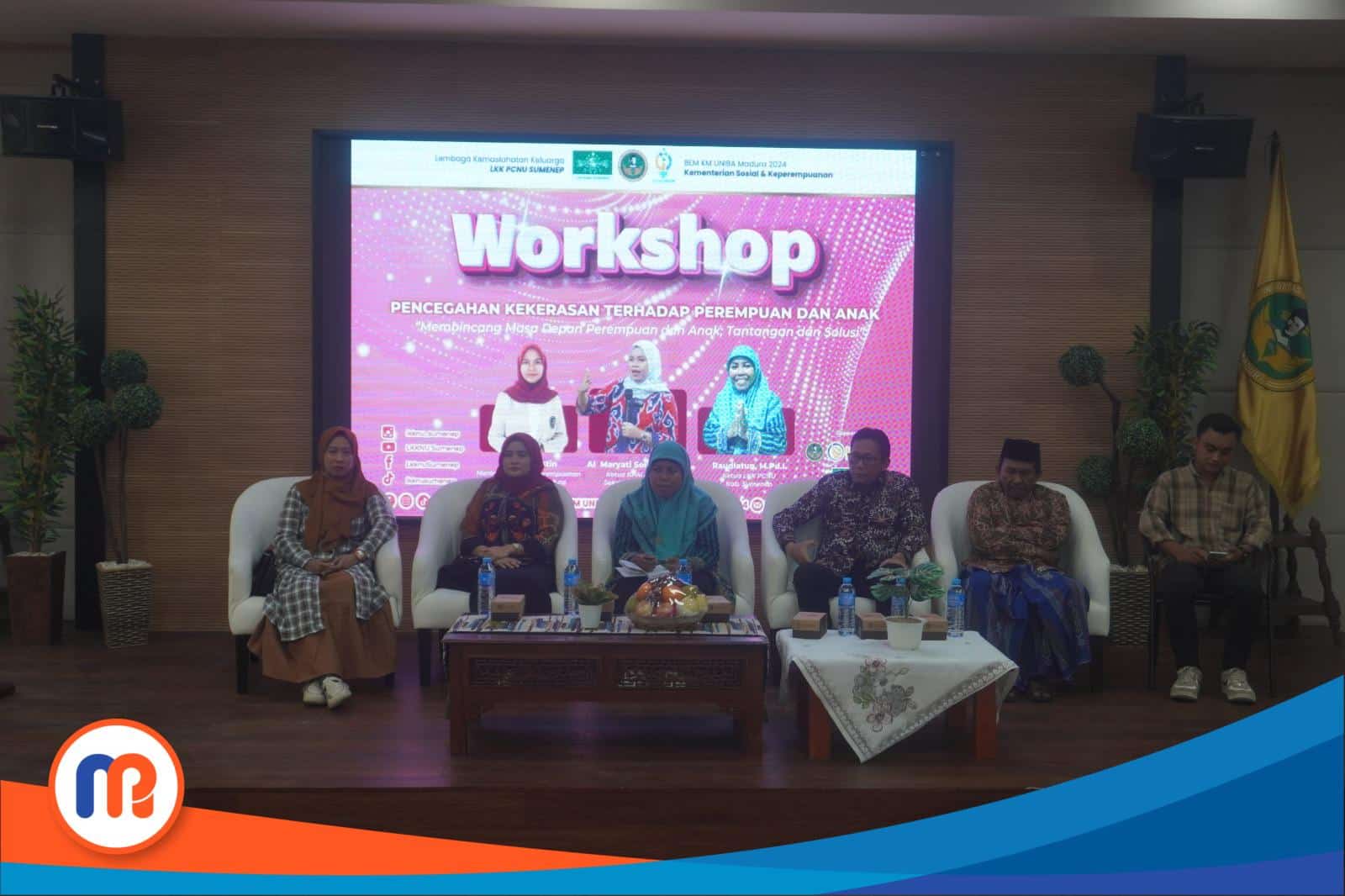 Dokumentasi kegiatan workshop Lembaga Kemaslahatan Keluarga (LKK) PCNU Sumenep menggelar workshop pada Sabtu (19/10/2024)