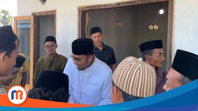 Potret Achmad Fauzi saat menghadiri acara Deklarasi dukungan di Desa Duko, Kecamatan Rubaru, pada Kamis (07/11/2024)